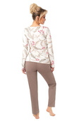 Piżama Donna Michelle Long dł/r M-2XL beżowy