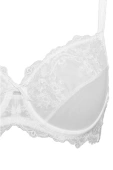 Biustonosz Miękki Koronkowy Glam 1940, bianco/biel