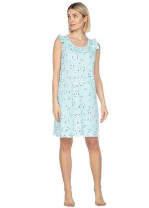 Koszula Regina 126 sz/r S-XL L24 damska turkusowy