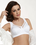 Biustonosz miękki bez fiszbin Viki 582 Maja biały