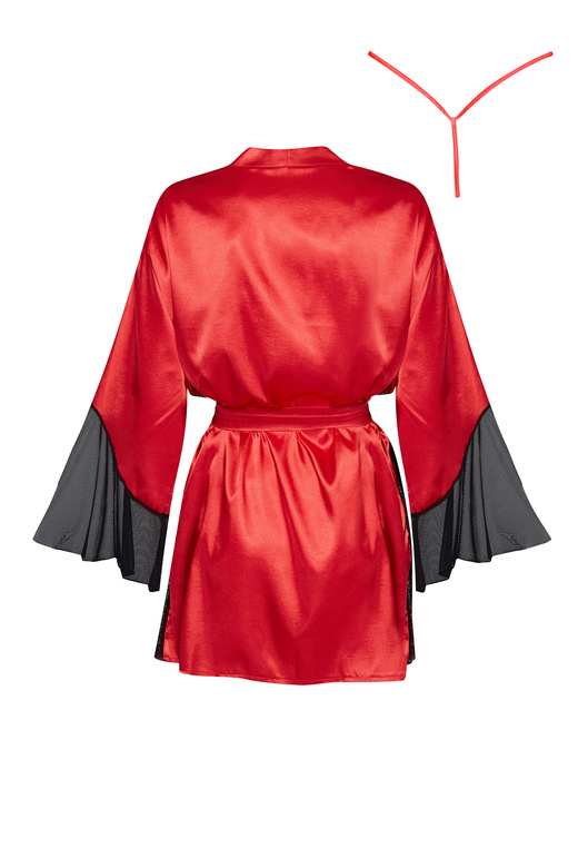 Sara peignoir red