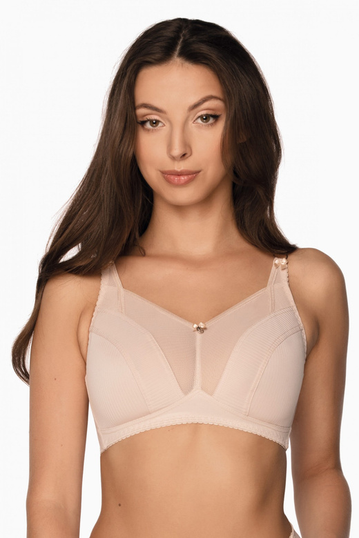 Biustonosz soft bez fiszbin Gaia BS 1125 Kalliste czarny