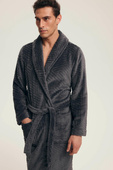 Szlafrok Henderson 43379 Nandu M-3XL grey