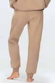 Luźne ocieplane spodnie dresowe REHEMA, cappucino
