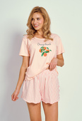 Piżama Taro Darcia 3322 kr/r M-XL W25 damska pomarańczowy jasny