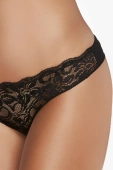 Koronkowe figi damskie brazyiliany PC NINFEA, czarne