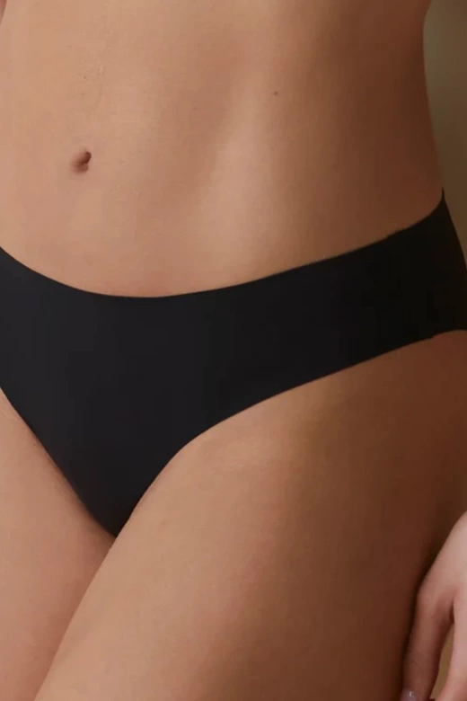 Bezszwowe, klasyczne figi BIKINI 501, negro-czarny