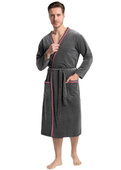 Szlafrok Luna 854 M-2XL męski granatowy