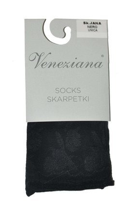 Skarpetki Veneziana Jana nero