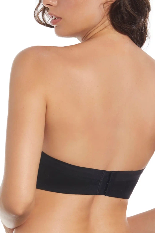 Samonośny gładki biustonosz VILMA, negro-czerń