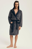 Szlafrok Henderson 43377 Natch M-3XL grey