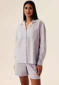 Piżama Henderson Ladies 42782 Nanda dł/r S-XL rozpinana pale blue
