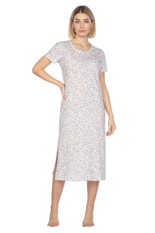 Koszula Regina 123 kr/r M-XL L24 damska niebieski