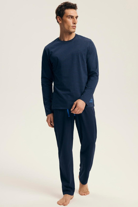 Piżama Henderson Premium 43455 New dł/r M-3XL navy