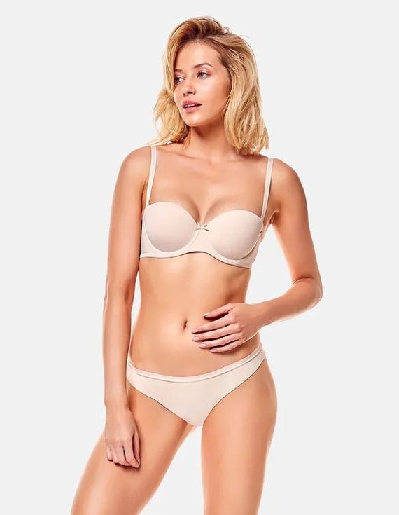 Biustonosz bardotka Henderson Ladies Raff 23446 czarny