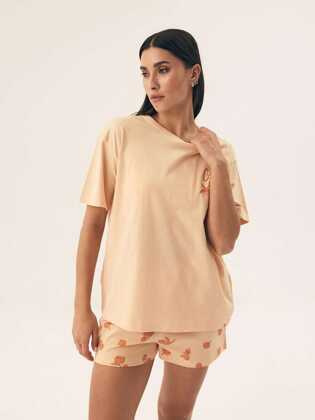 Piżama Henderson Ladies 42684 Naranja kr/r S-2XL peach