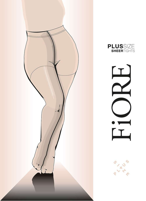 Rajstopy Fiore C 5120 Sheer Plus Size 5-XL light natural