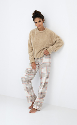 Piżama Sensis Joyce dł/r S-XL beżowy