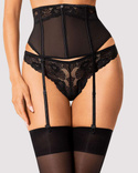 Pas Obsessive Serena Love Garter XS-2XL czarny
