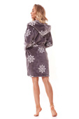 Szlafrok L&L 2316 Miss Fleur S-XL damski onyx