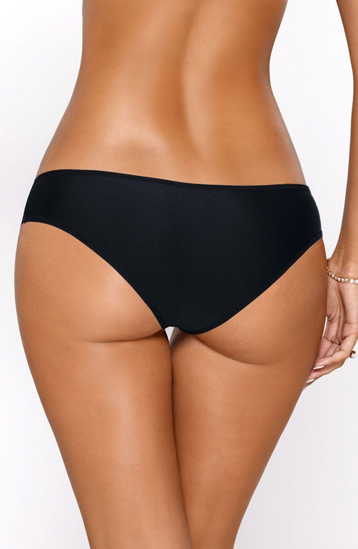 Figi MIA z koronką, czarne