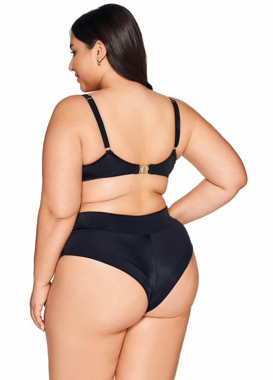 Biustonosz kąpielowy half cup Ava SK 313 Black Maxi black