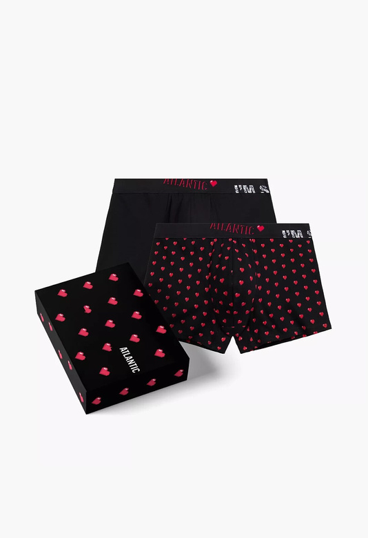 Bokserki Atlantic 2GMH-028/25 A'2 S-2XL czarny