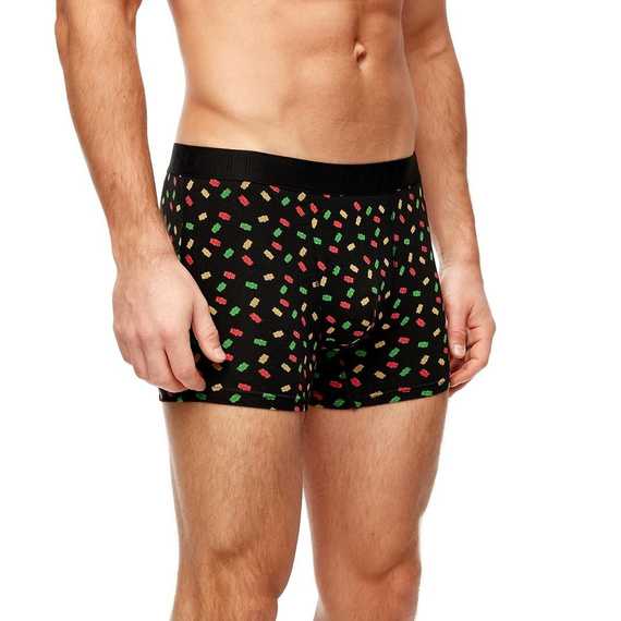 Bokserki Noviti BB006 Wzór M-2XL czarny żelki misie