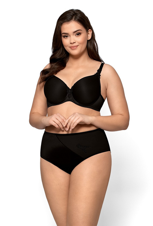 Biustonosz usztywniany Mefemi Anita Big Czarny czarny