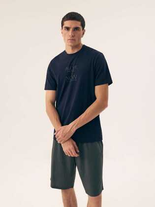 Piżama Henderson Premium 42632 Dreamer kr/r M-3XL navy