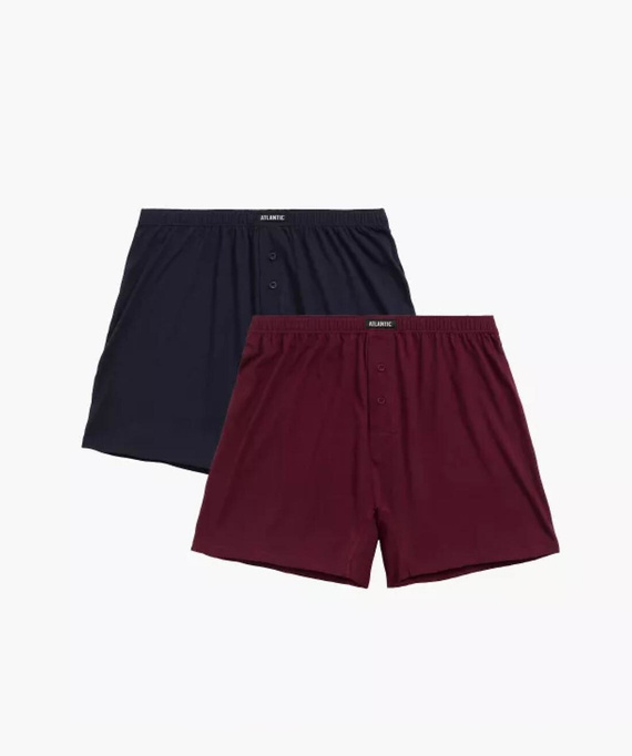 Bokserki Atlantic 2MBX-054 A'2 S-2XL granatowy