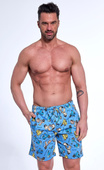 Spodenki piżamowe Cornette 698/24 3XL-5XL męskie niebieski