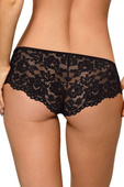 NEWIA BLACK Figi z koronką, czerń