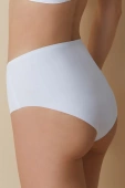 Bezszwowe figi z wysokim stanem MAXI BRAGA 503, blanco-biel
