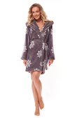 Szlafrok L&L 2316 Miss Fleur S-XL damski onyx