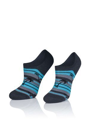 Stopki Intenso 1818 Cotton damskie Wzór 35-40 grafitowy