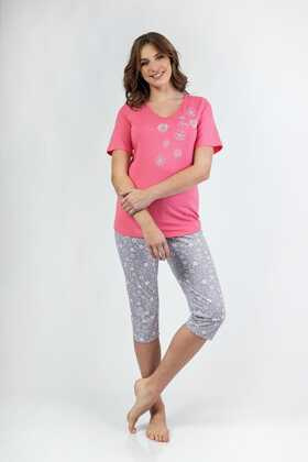 Piżama Regina 696 kr/r M-XL W25 damska różowy