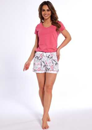 Piżama Cornette 054/318 Isabel 2 kr/r S-2XL damska różowy