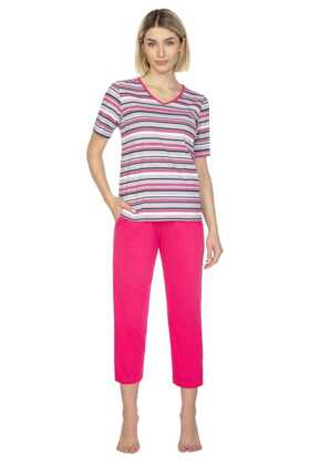 Piżama Regina 654 M-XL kr/r L24 damska różowy