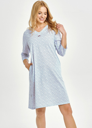 Koszula Taro Debora 3449 dł/r M-XL Z25/26 damska niebieski