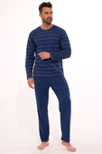 Piżama Cornette Various 138/56 dł/r S-2XL męska granatowy