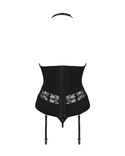 Gorset Obsessive Serafia Corset XS-2XL czarny