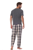 Piżama L&L 2473 Ben kr/r M-3XL szary