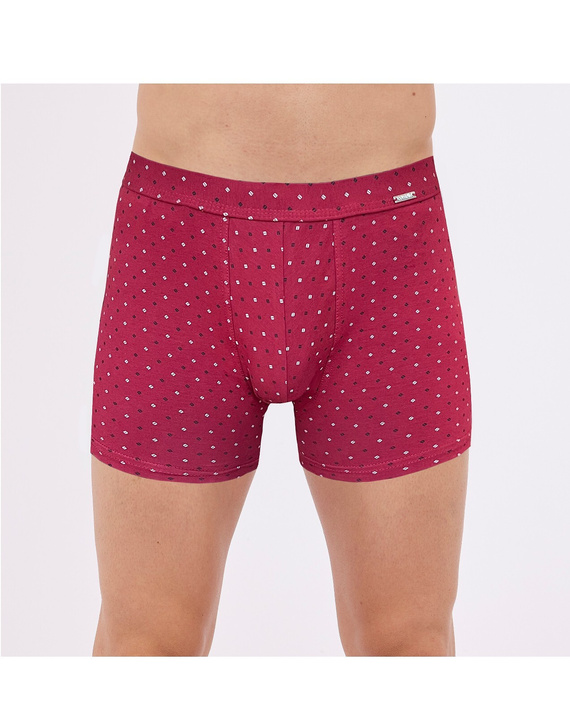 Bokserki Cornette Prime 904/136 S-2XL bordowy
