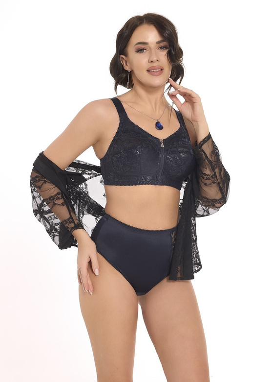 Biustonosz soft bez fiszbin Viki Zuza 586 Nocny Błękit 80-95 nocny błękit