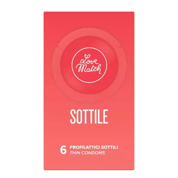 Prezerwatywy Sottile ekstra cienkie delikatne 6szt