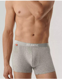 Bokserki Atlantic 3MH-011 A'3 S-2XL czarny-szary melanż