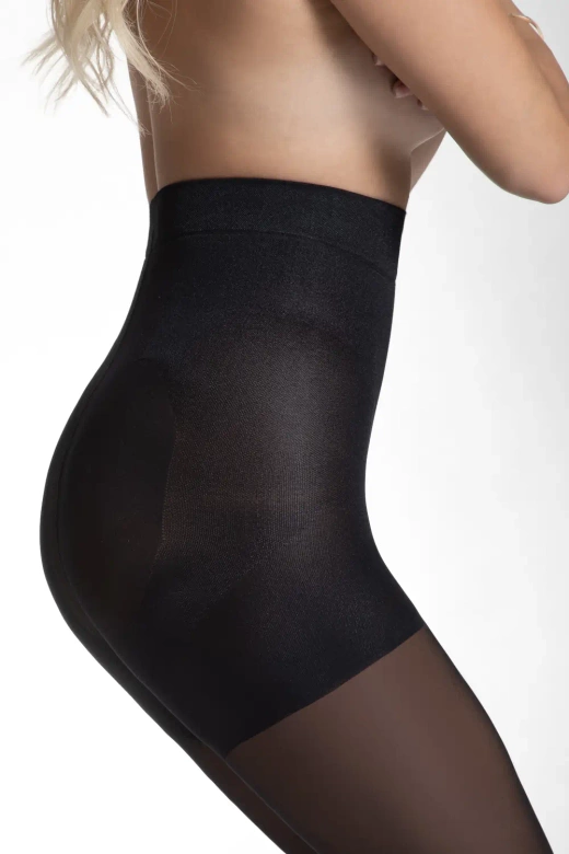 Rajstopy kompresyjne Push-up Slimline 40 DEN, czerń