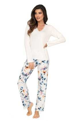Piżama Donna Astrid Long dł/r S-2XL ecru