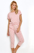 Piżama Taro Chloe 2860 kr/r S-XL L23 różowy pudrowy